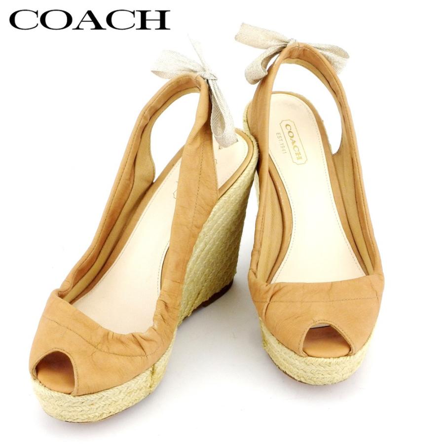 コーチ サンダル シューズ 靴 レディース ♯6B バックストラップ