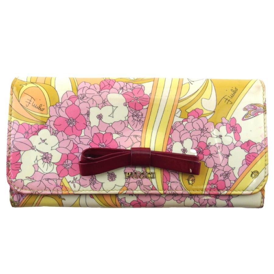 EMILIO PUCCI エミリオ プッチ 長財布 ファスナー付き 財布 レディース 