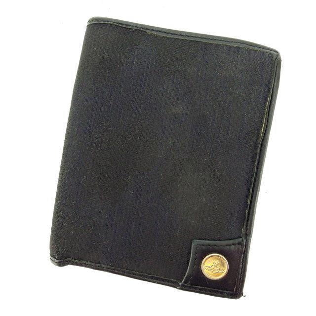 美品◎ ヴィヴィアンウエストウッド 折り財布 二つ折り Wホック オーブ Vivienne Westwood（ヴィヴィアンウエストウッド） 【30%OFFクーポン