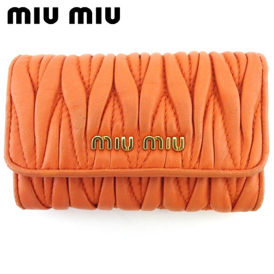 miu ミュウミュウ キーケース 6連キーケース レディース マテラッセ 
