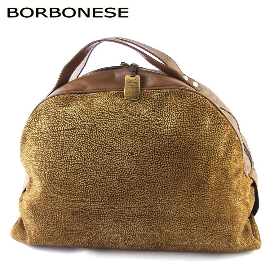 BORBONESE ボルボネーゼ ハンドバッグ ボストンバッグ BORBONESE ボルボネーゼ ハンドバッグ ボストンバッグ