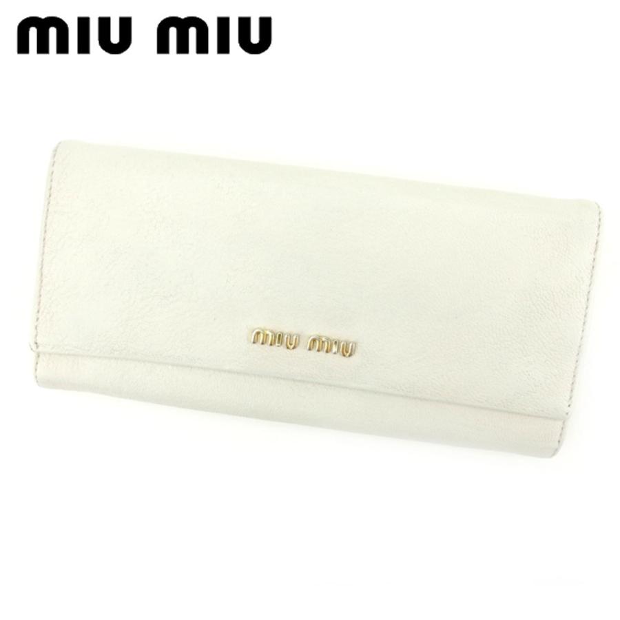 miu ミュウミュウ 長財布 ファスナー付き レディース ロゴマーク miu ミュウミュウ 長財布 ファスナー付き レディース ロゴマーク