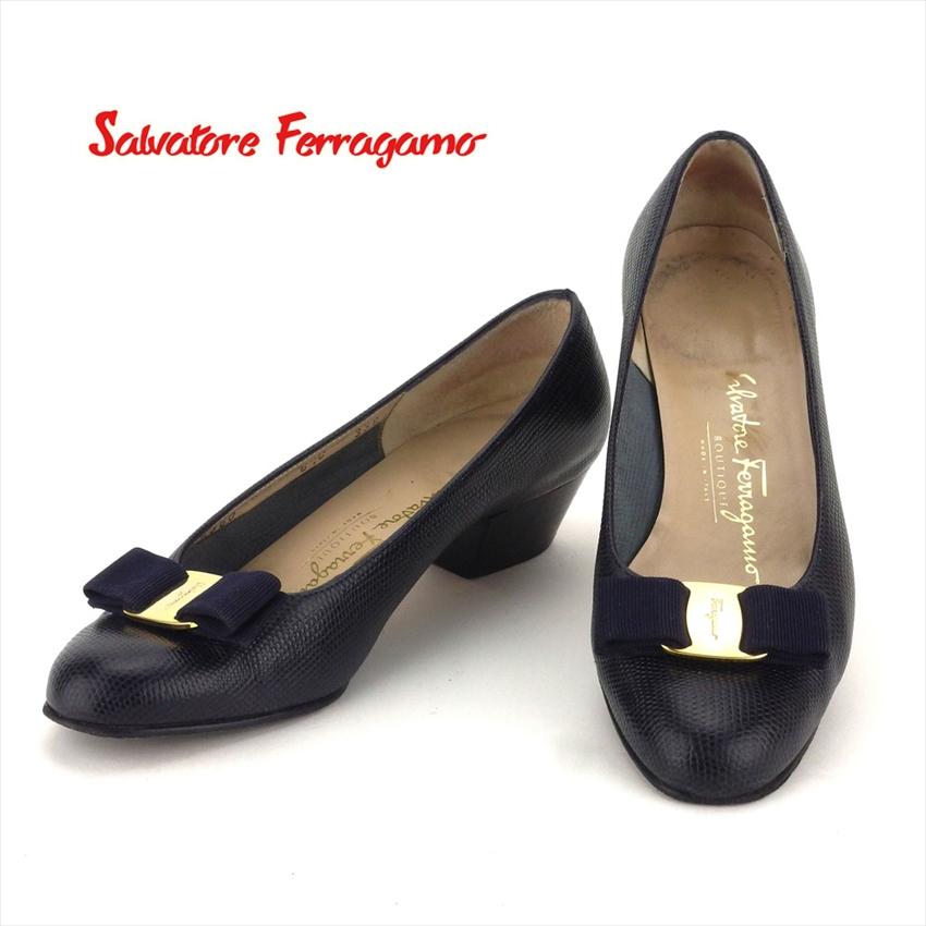 サルヴァトーレ フェラガモ パンプス シューズ 靴 レディース ♯6  