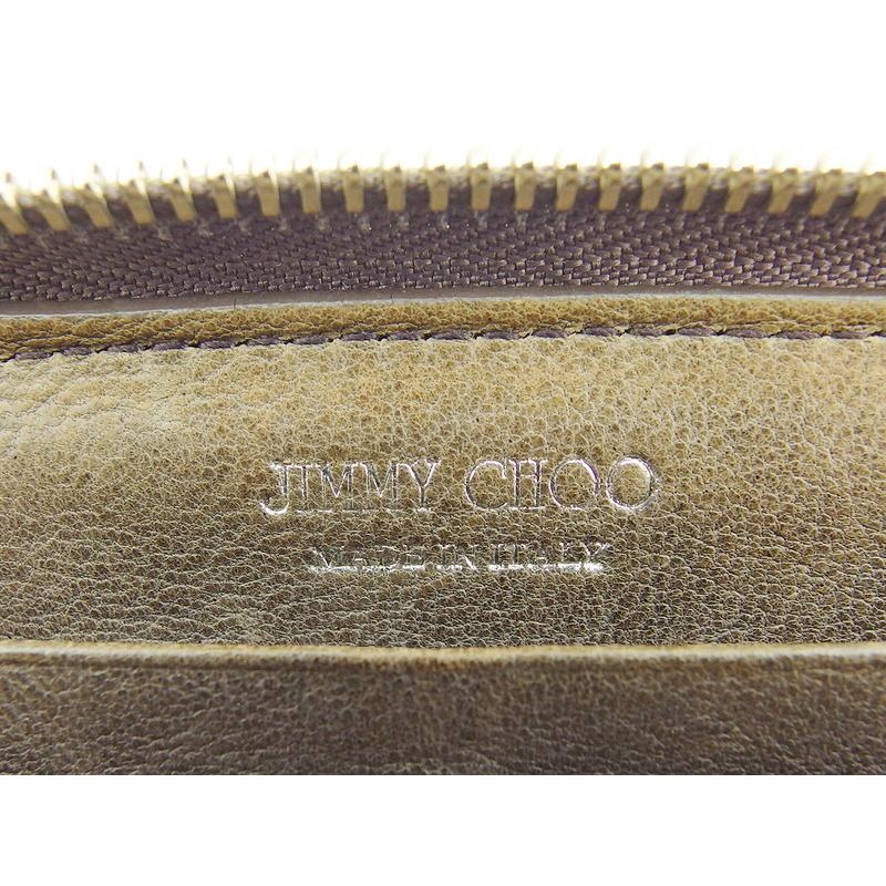 JIMMY CHOO ジミーチュウ ラウンドファスナー 財布 長財布 JIMMY CHOO ジミーチュウ ラウンドファスナー 財布 長財布