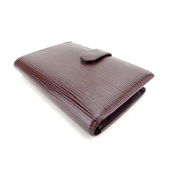 美品⭐︎ルイヴィトン　エピ　二つ折がま口財布　ダークブラウン LOUIS VUITTON ルイヴィトン がま口財布 二つ折り財布