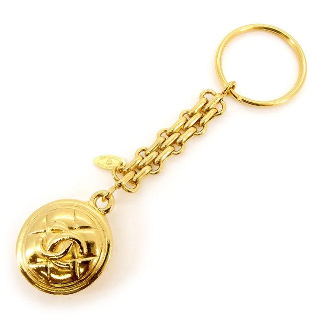 CHANEL シャネル キーホルダー キーリング レディース マトラッセ×ココ 