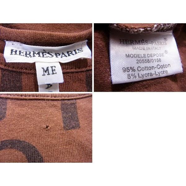HERMES エルメス ロンT クルーネック レディース ♯MEサイズ HERMES エルメス ロンT クルーネック レディース ♯MEサイズ