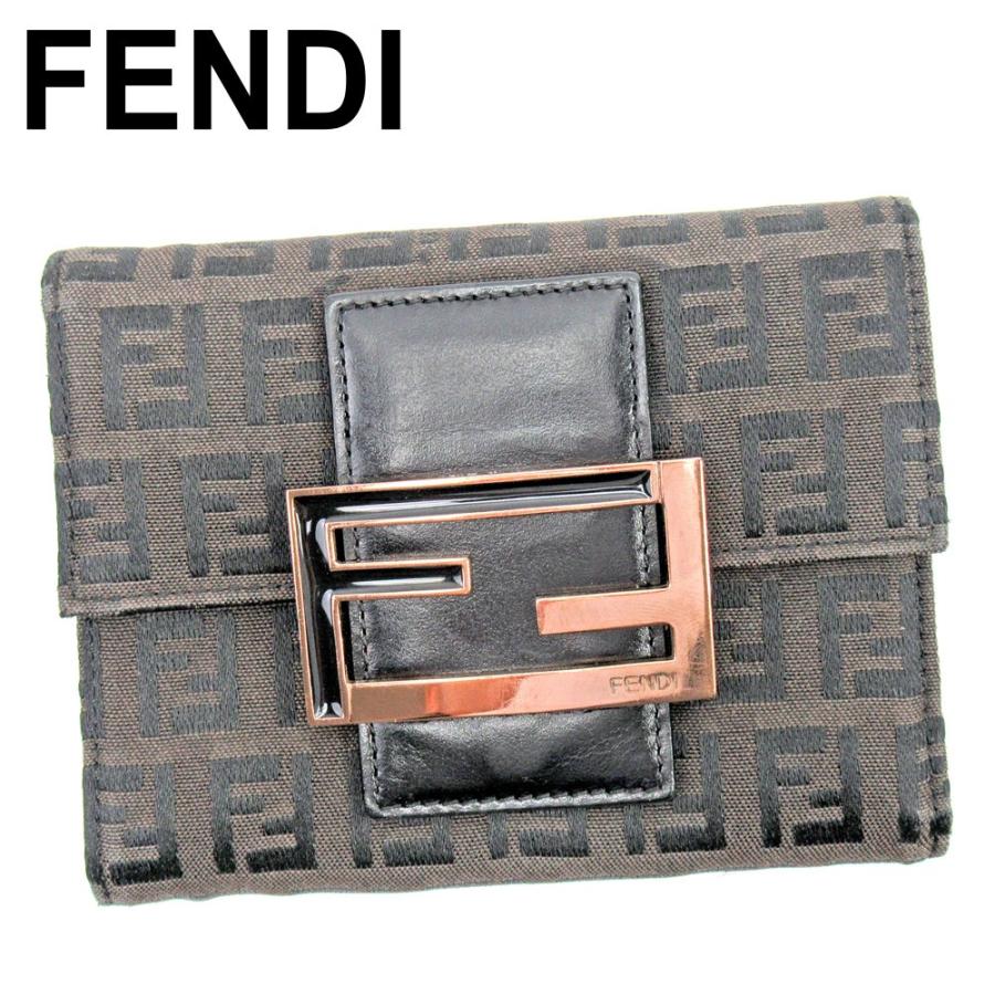 30％OFFクーポン】フェンディ 三つ折り 財布 二つ折り 財布 レディース