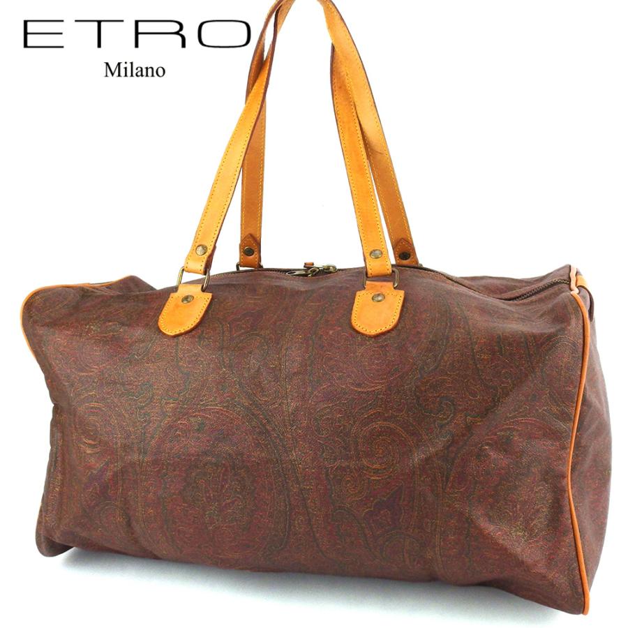 エトロ ETRO 旅行用バッグ ボストン ペイズリー キャリーバッグ - 旅行