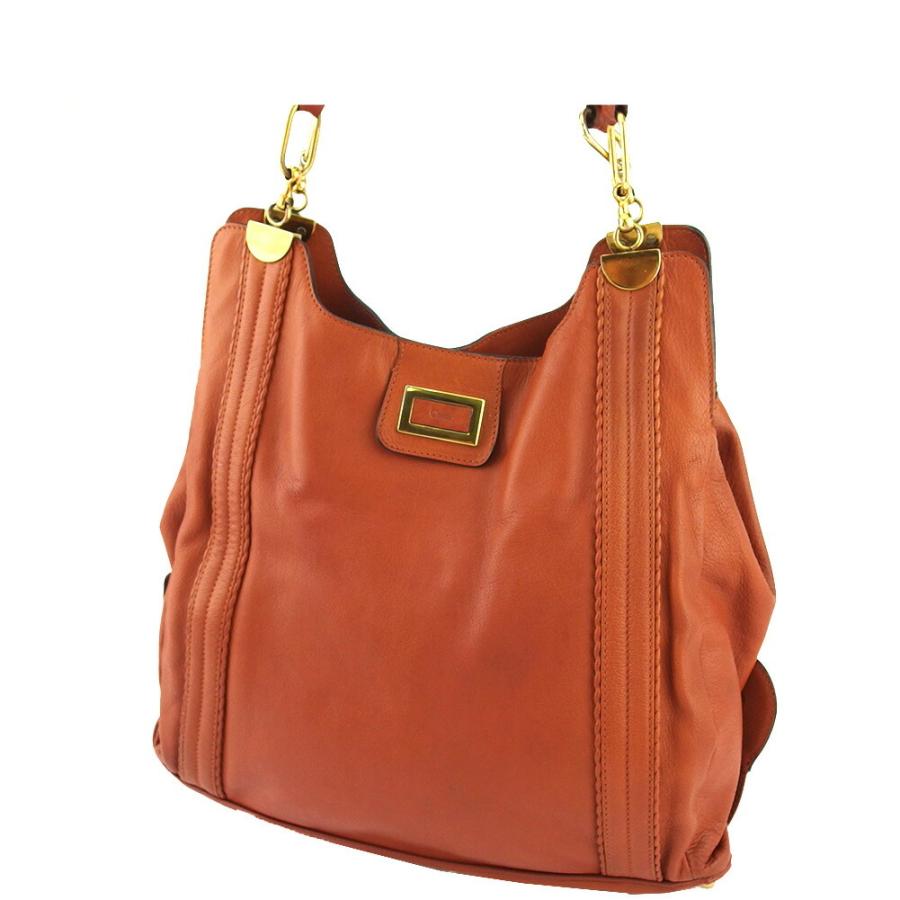 【BIGお買い物ラリー★30%OFFセール中】クロエ Chloe トートバッグイレーヌ ブラウン ゴールド レディース 中古 Chloe 【30％OFFクーポン】クロエ トートバッグ トート ショルダー