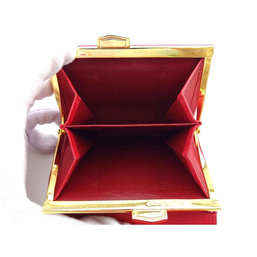 SAINT LAURENT サンローラン 二つ折り 財布 がま口 ミニ財布 SAINT LAURENT サンローラン 二つ折り 財布 がま口 ミニ財布