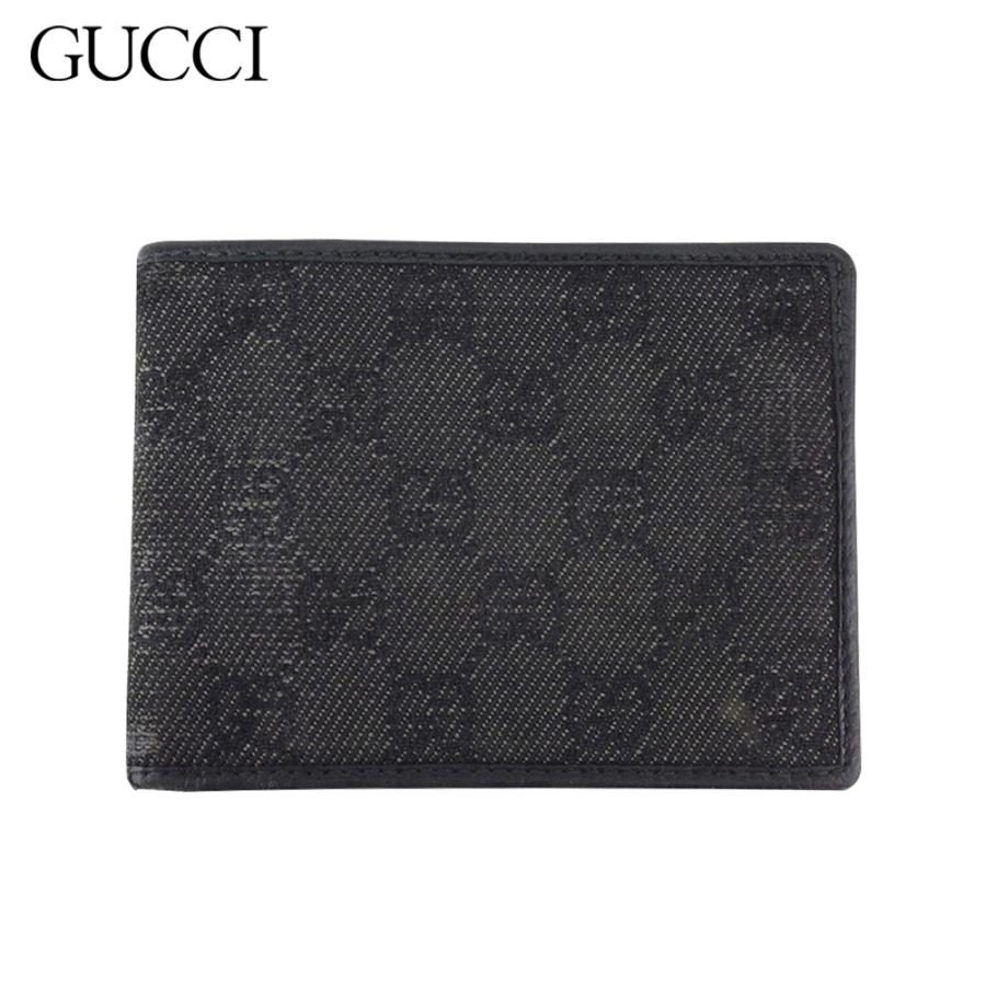 GUCCI（グッチ） 二つ折り 財布 ミニ財布 メンズ GGキャンバス