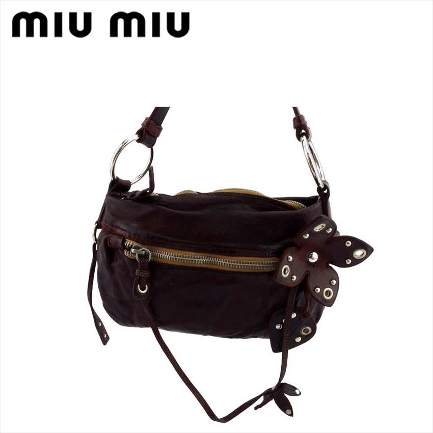 miu ミュウミュウ ショルダーバッグ 斜めがけショルダー バッグ miu ミュウミュウ ショルダーバッグ 斜めがけショルダー バッグ