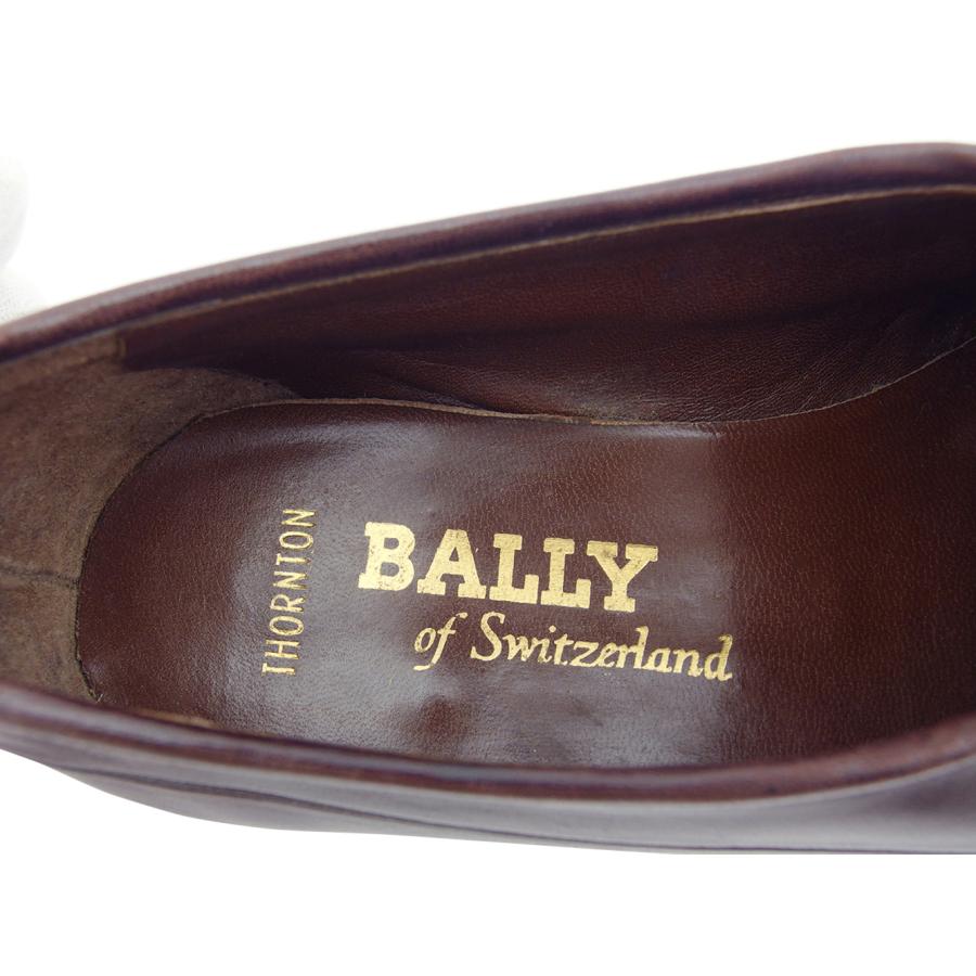 バリー ローファー シューズ 靴 メンズ ♯5E ラウンドトゥ スリッポン タッセル BALLY 中古｜branddepot-tokyo｜08