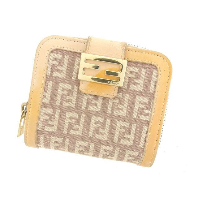 FENDI（フェンディ） 二つ折り財布 ラウンドファスナー レディース FF