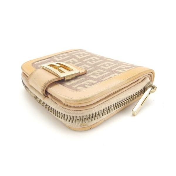 FENDI（フェンディ） 二つ折り財布 ラウンドファスナー レディース FF