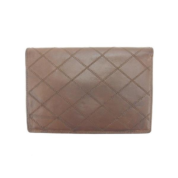 シャネル 手帳カバー パスポートケース レディース ダブルステッチ