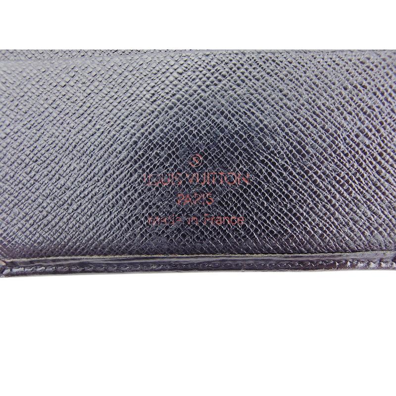 ゆーあ LOUIS VUITTON ルイヴィトン 二つ折り財布 エピ ブラ