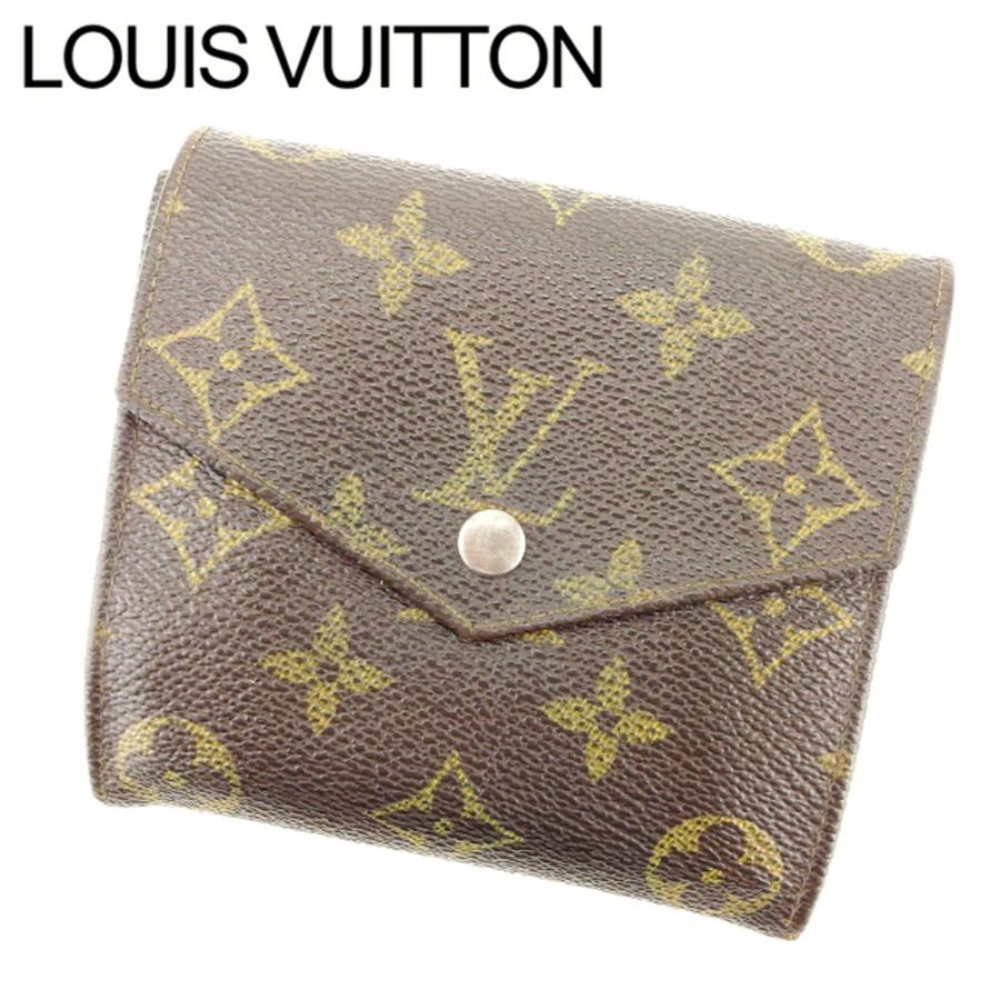 ルイ ヴィトン Wホック 財布 二つ折り 財布 レディース ポルトモネビエ