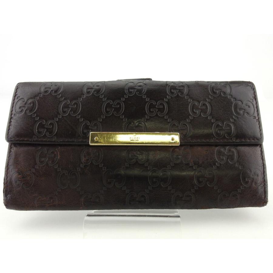 グッチシマ 【フラッシュSALE☆30%OFF】グッチ 長財布 Wホック 財布