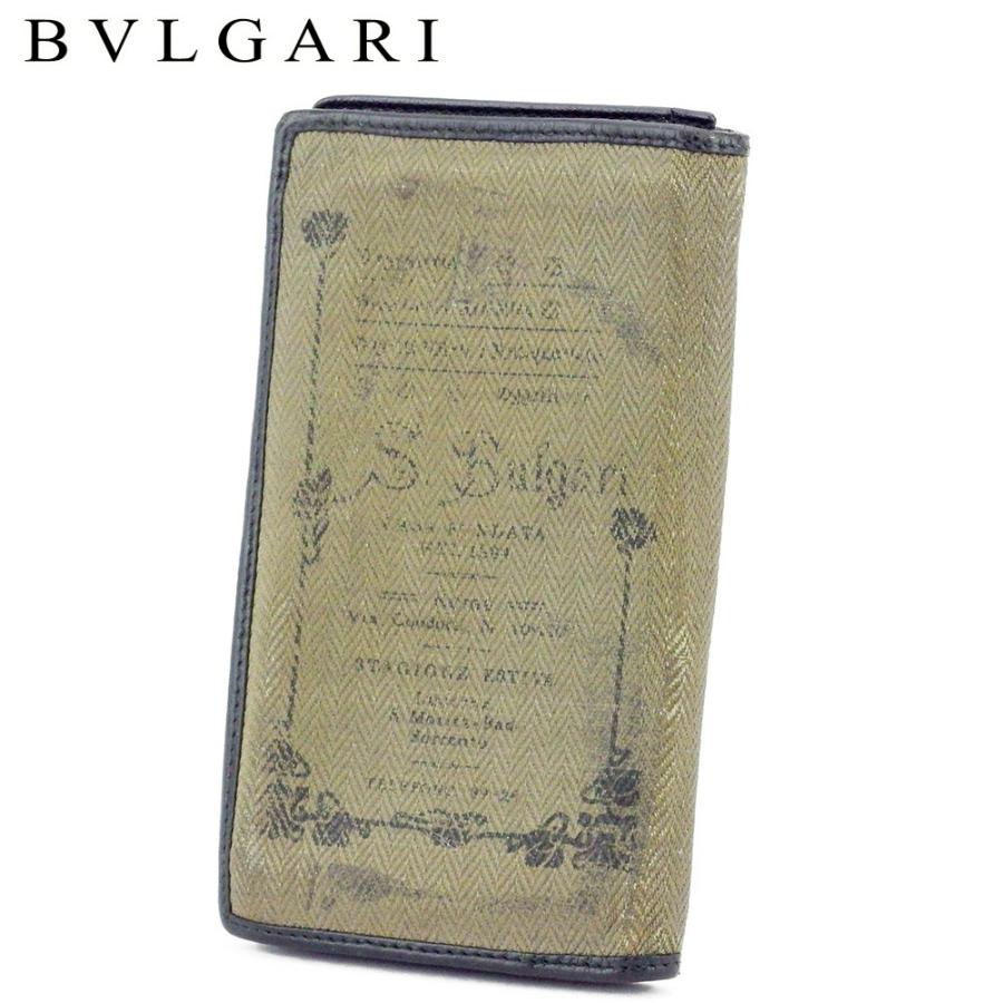 ラスト1点 ブルガリ 財布 帽子 ファッション小物 長財布 メンズ コレツィオーネ ファスナー付き 財布 レディース