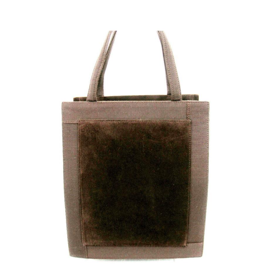 サルヴァトーレ フェラガモ ハンドバッグ トートバッグ レディース ブラウン 中古