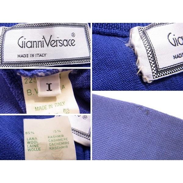 正規品 ジャンニ ヴェルサーチ ニット セーター デザイン入り タートル Gianni Versace 最終値下げ Talentoindustrial Com