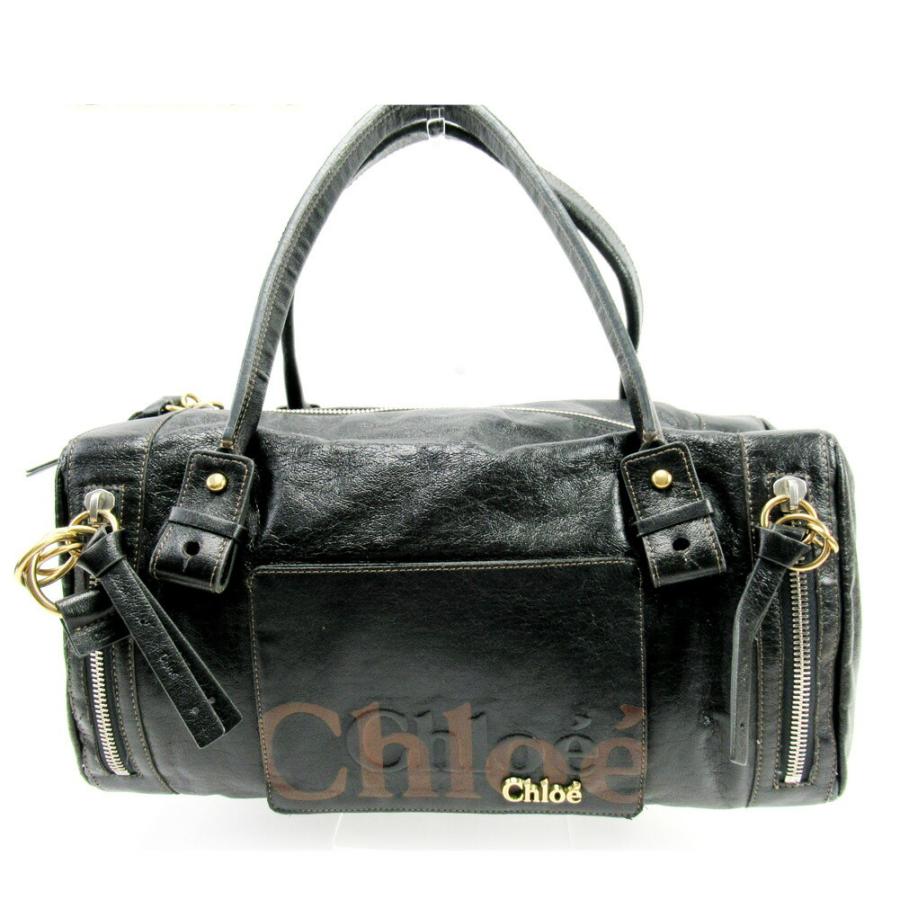Chloe【クロエ 】ハンドバッグブラックエクリプス ミニボストンバッグ Chloe（クロエ） ボストンバッグ ミニボストンバッグ レディース