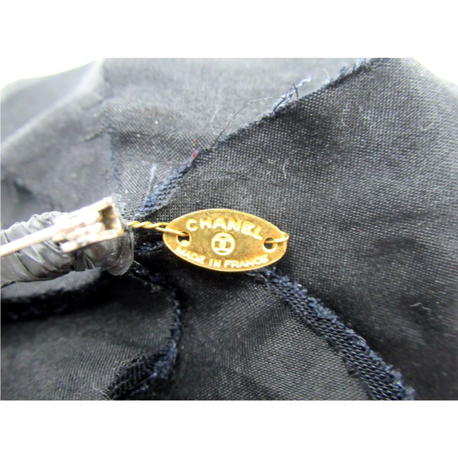 【GWタイムSALE★30％OFF】シャネル コサージ アクセサリー レディース カメリア ブラック 中古_5