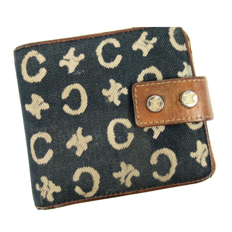 【X'masセール★30%OFF】セリーヌ CELINE 二つ折り財布Cブラゾン ブラウンベージュ レディース 中古 CELINE（セリーヌ） 【年末ラストセール☆30%OFF】セリーヌ 二つ折り
