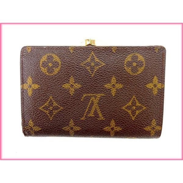 LOUIS VUITTON ルイヴィトン がま口財布 二つ折り レディース 