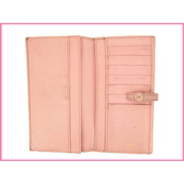 CHANEL シャネル 長財布 /Wホック/二つ折り レディース ココボタン 