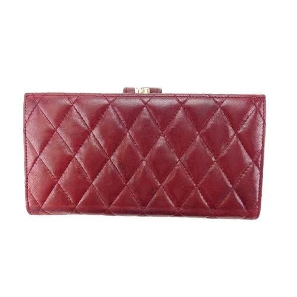 Bally バリー 長財布 がま口 レディース キルティング ボルドー Bally バリー 長財布 がま口 レディース キルティング ボルドー