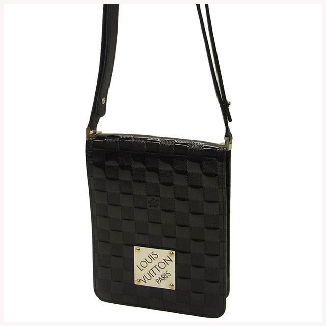 【BIGお買い物ラリー★30%OFFセール中】ルイ・ヴィトン LOUIS VUITTON ショルダーバッグダミエ・ヴェルニ /クラブ ブラック レディース 中古 LOUIS VUITTON（ルイ・ヴィトン） 【年末ラストセール☆30%OFF】ルイ