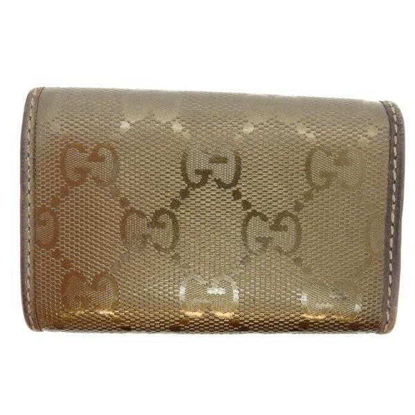グッチ キーケース 6連キーケース レディース ダブルGチャーム付き GG