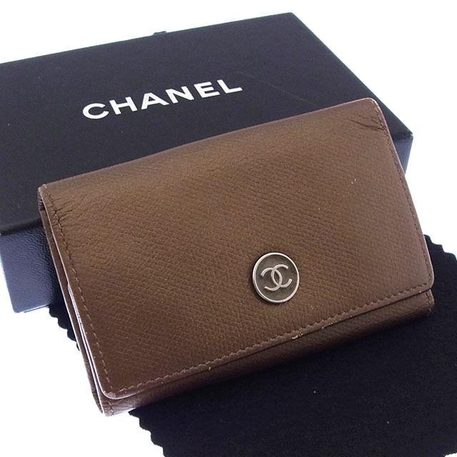 【BIGお買い物ラリー★30%OFFセール中】シャネル CHANEL キーケースココボタン ブロンズ×シルバー レディース 中古 CHANEL（シャネル） 【初売りSALE☆30%OFF】シャネル キーケース 6連