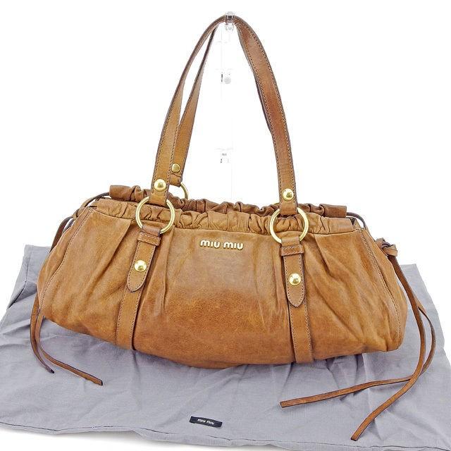 21公式店舗 5 オフ ミュウミュウ ショルダーバッグ ギャザー入り Miu Miu 中古 T1457 ブランドデポtokyo 通販 Yahoo ショッピング 即日出荷 Www Yalaphone Com