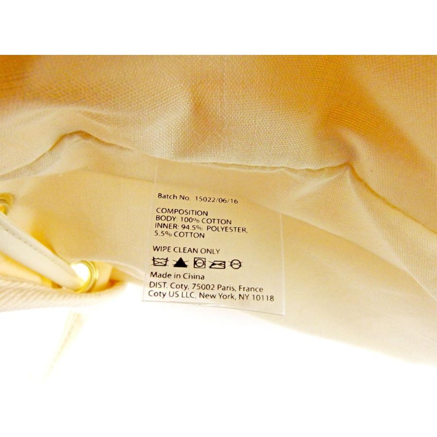 【週末タイムセール★30％OFF】クロエ ポーチ 巾着 化粧ポーチ コスメポーチ レディース アイボリー 中古_5