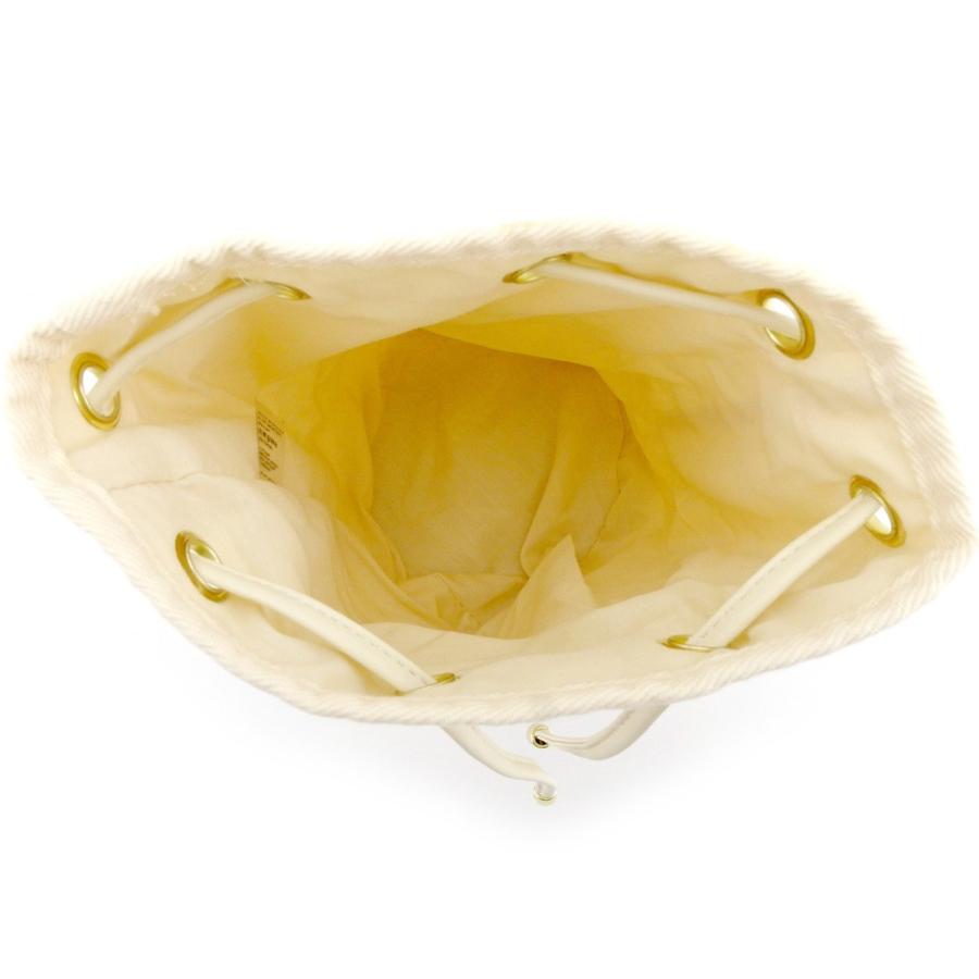 【週末タイムセール★30％OFF】クロエ ポーチ 巾着 化粧ポーチ コスメポーチ レディース アイボリー 中古_4
