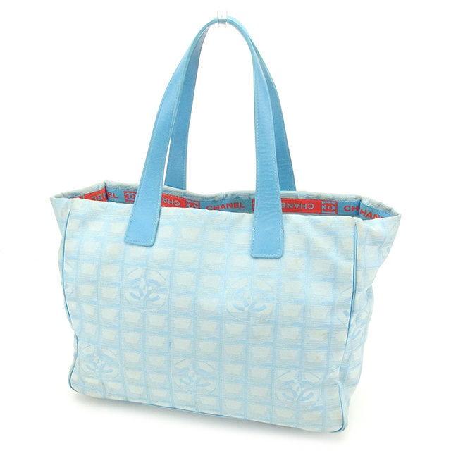 CHANEL ニュートラベルラインブルー
