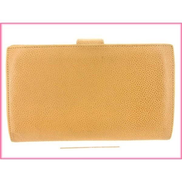 シャネル がま口財布 /長財布 レディース キャビアスキン×ココマーク 
