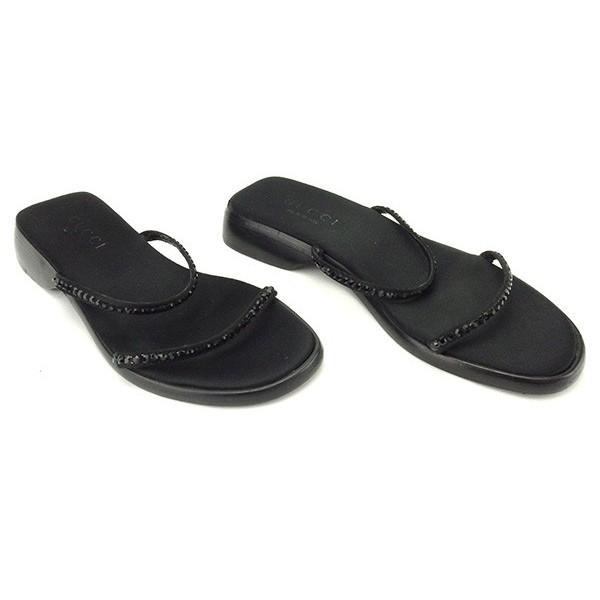 GUCCI　グッチ　プラットフォームサンダル　厚底　黒　エナメル　y2k GUCCI（グッチ） 【週末タイムセール☆30％OFF】グッチ サンダル #34 1