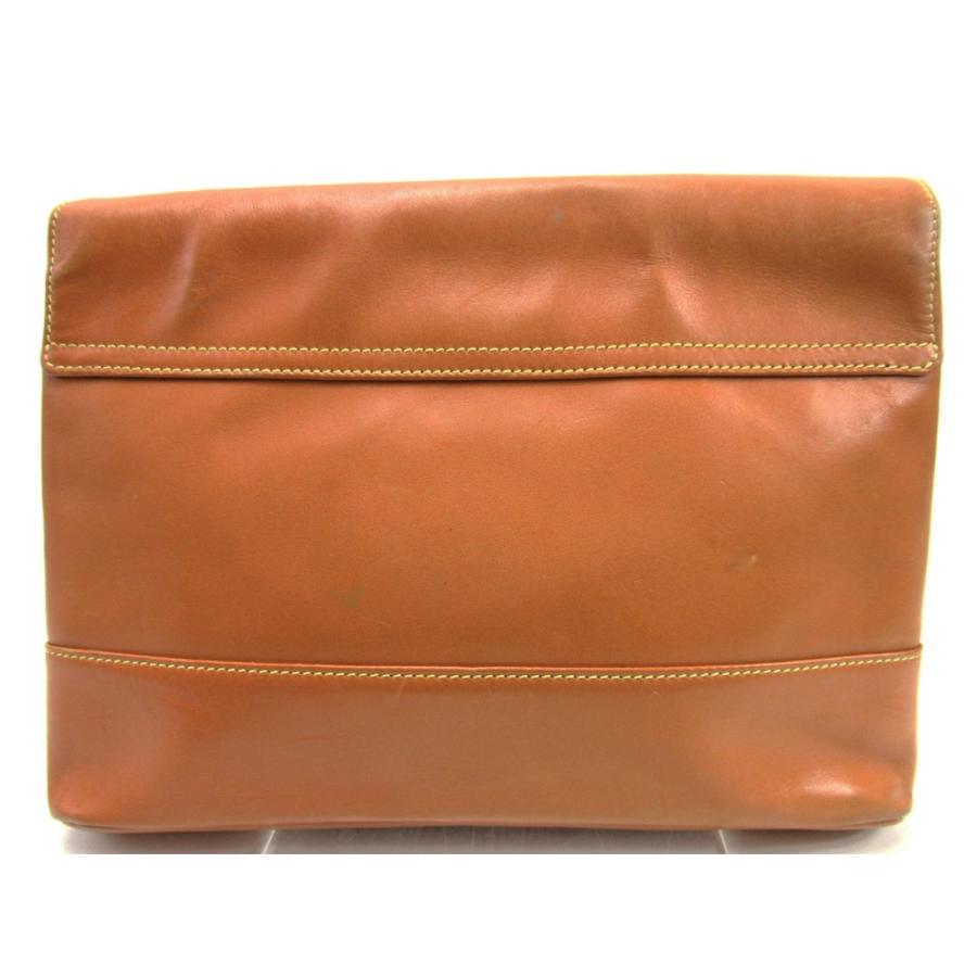 美品 ロエベ クラッチバッグ セカンドバッグ アナグラム ロゴ レザー ブラウン LOEWE（ロエベ） 【30%OFFクーポン】ロエベ クラッチバッグ セカンド