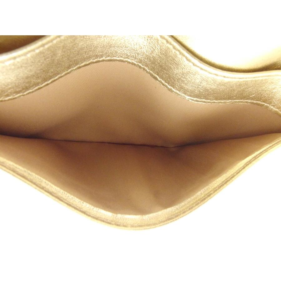 【X'masセール★30%OFF】シャネル CHANEL 長財布アイコンライン オールドシャネル ゴールド レディース 中古 CHANEL（シャネル） 【年末ラストセール☆30%OFF】シャネル 長財布