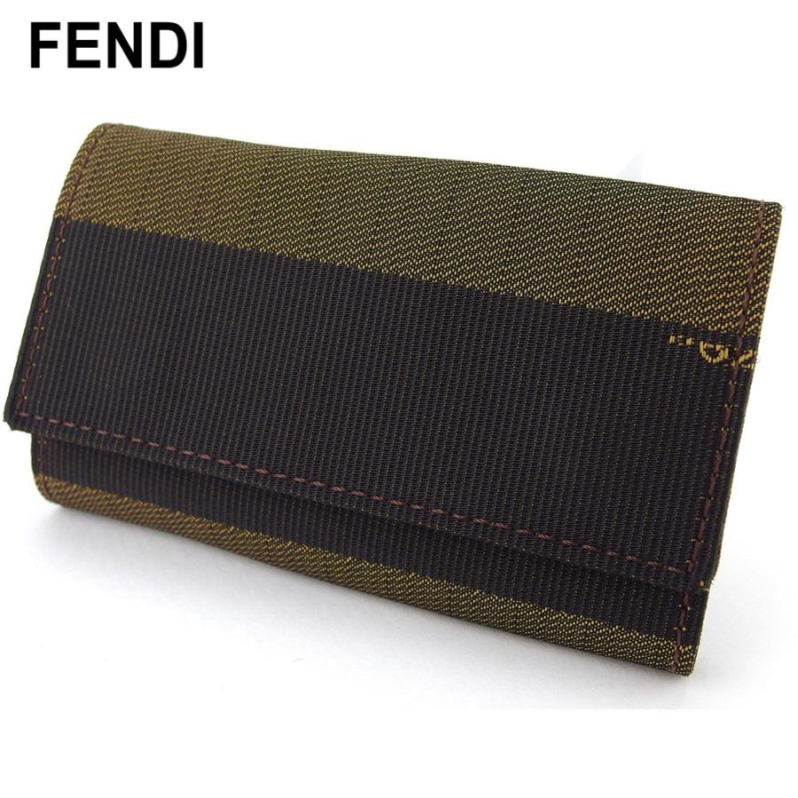 【新品未使用品】 FENDI フェンディ キーケース ダイアゴナル ズッカ 6連 FENDI（フェンディ） 【年末ラストセール☆30%OFF】フェンディ キー