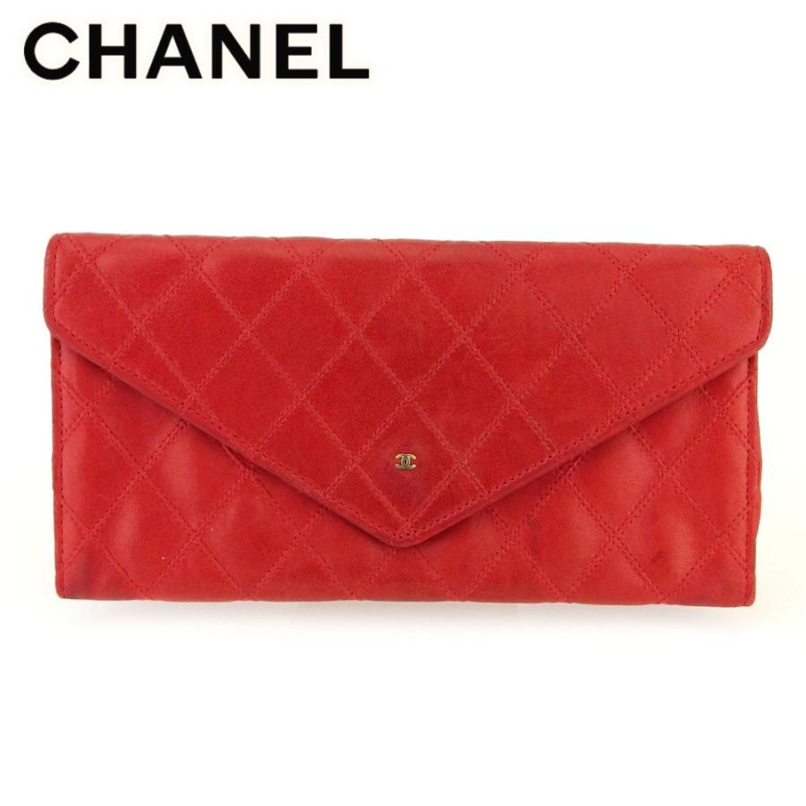 シャネル 長財布 ファスナー付き 財布 レディース オールドシャネル  