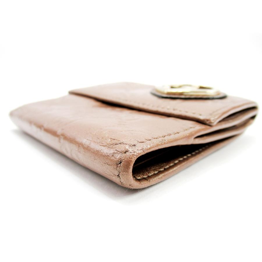 【GWタイムSALE★30％OFF】グッチ Wホック財布 二つ折り 財布 レディース グッチシマ ピンク 中古_2