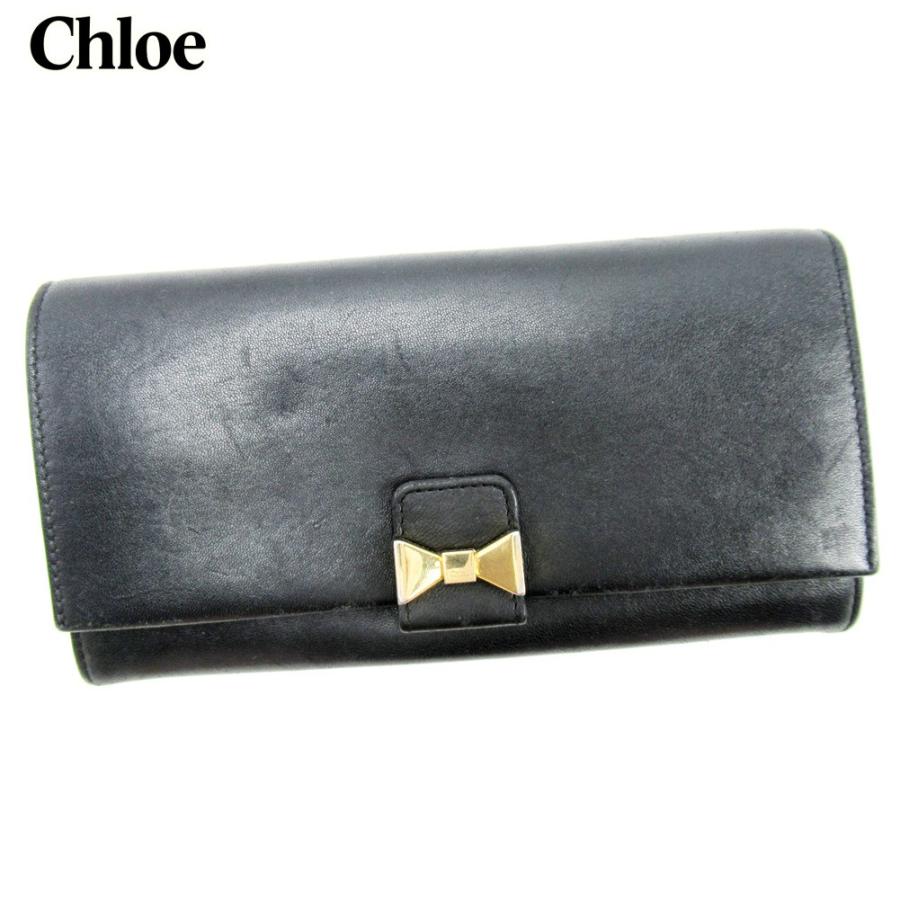 Chloe クロエ 長財布 ファスナー付き レディース リボンモチーフ Chloe クロエ 長財布 ファスナー付き レディース リボンモチーフ