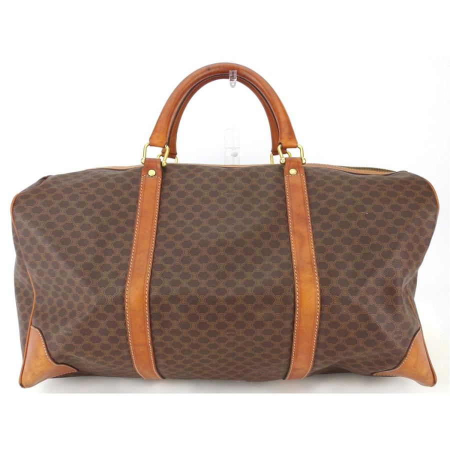 CELINE マカダム柄 ボストンバッグ 旅行カバン CELINE（セリーヌ） 【30％OFF☆秋のお買い物SALE】セリーヌ ボストン