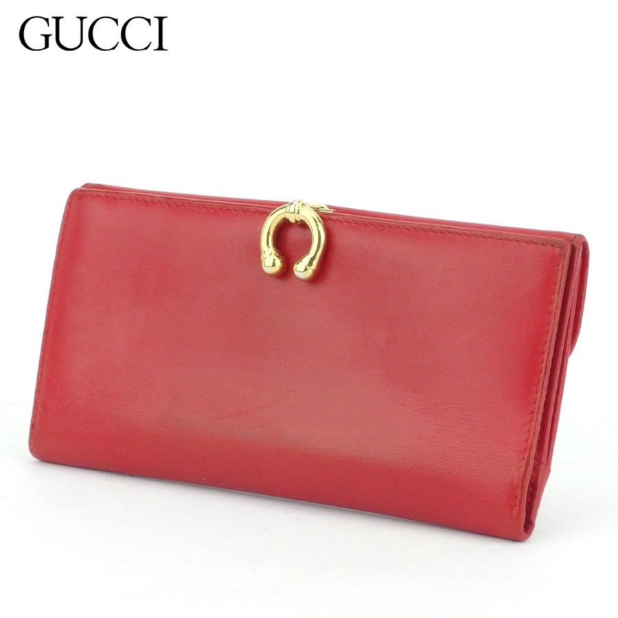 GUCCI グッチ 長財布 Wホック 財布 レディース オールドシャネル 